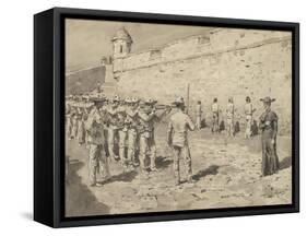 The Cuban Martyrdom-Frederic Remington-Framed Stretched Canvas