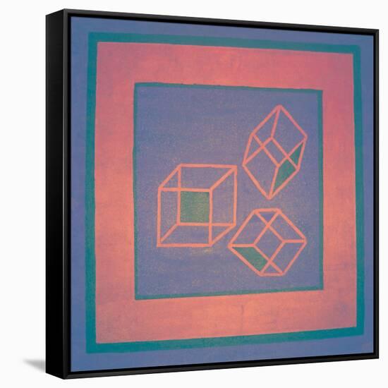 The Cube-Maryse Pique-Framed Stretched Canvas