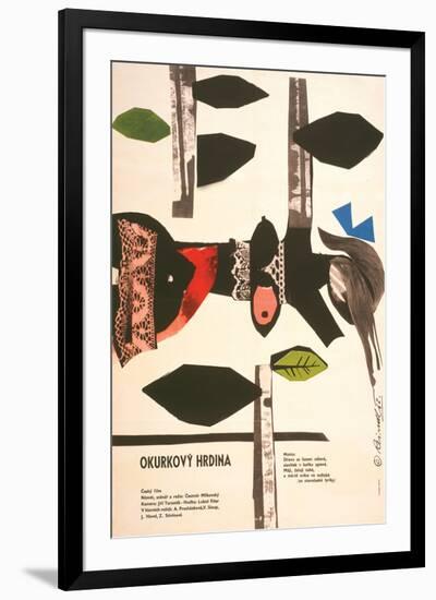 The Cucumber Hero-Okurkovy-null-Framed Art Print