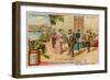 The Cueca Dance and a View of Valdivia-null-Framed Giclee Print