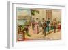 The Cueca Dance and a View of Valdivia-null-Framed Giclee Print