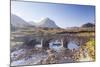 The Cuillin Hills from Sligachan on the Isle of Skye, Inner Hebrides, Scotland-Julian Elliott-Mounted Photographic Print