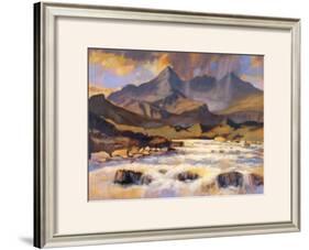 THE CUILLINS FROM SLIGACHAN-ED HUNTER-Limited Edition Framed Print