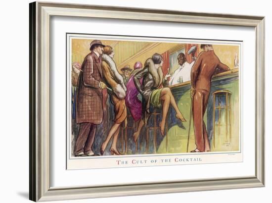 The Cult of the Cocktail-null-Framed Art Print