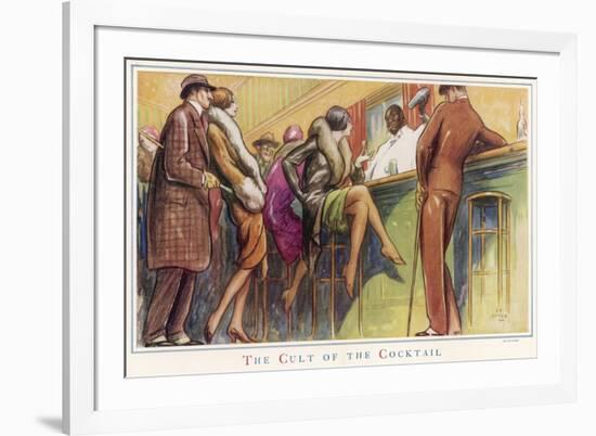 The Cult of the Cocktail-null-Framed Premium Giclee Print