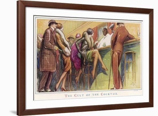 The Cult of the Cocktail-null-Framed Premium Giclee Print