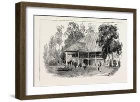 The Cultivation of Tobacco in Sumatra, Indonesia: a Planter's House, 1890-null-Framed Giclee Print