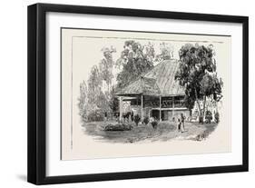 The Cultivation of Tobacco in Sumatra, Indonesia: a Planter's House, 1890-null-Framed Giclee Print