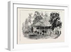 The Cultivation of Tobacco in Sumatra, Indonesia: a Planter's House, 1890-null-Framed Giclee Print