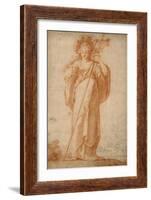 The Cuman Sibyl, C.1630-Claude Vignon-Framed Giclee Print