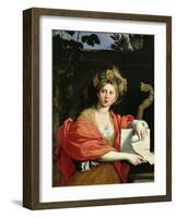 The Cumean Sibyl, 1616-Domenichino-Framed Giclee Print