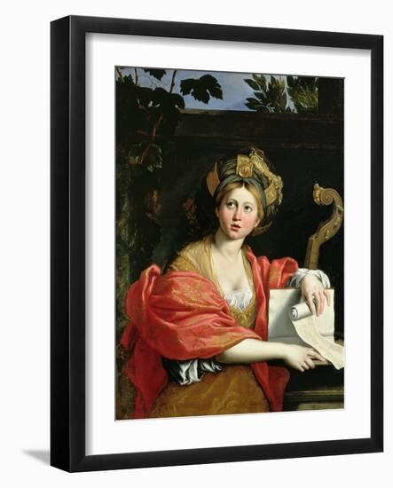 The Cumean Sibyl, 1616-Domenichino-Framed Giclee Print