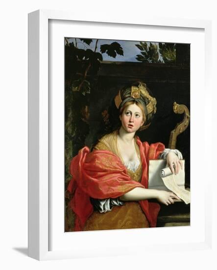 The Cumean Sibyl, 1616-Domenichino-Framed Giclee Print