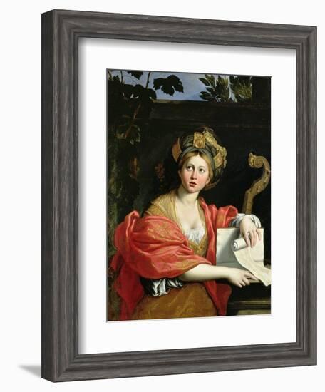 The Cumean Sibyl, 1616-Domenichino-Framed Giclee Print