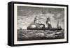 The Cunard Steamship Gallia-null-Framed Stretched Canvas