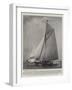 The Cup Challenger Shamrock Leaving Her Moorings-null-Framed Giclee Print