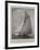 The Cup Challenger Shamrock Leaving Her Moorings-null-Framed Giclee Print