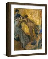 The Cup of Hot Chocolate, 1900-5-Edgar Degas-Framed Giclee Print