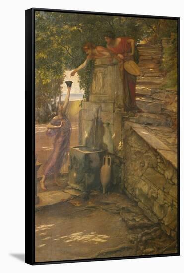 The Cup of Tantalus-Edward John Poynter-Framed Stretched Canvas