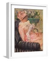 The Cup of Tea, Ca, 1880-81-Mary Cassatt-Framed Giclee Print