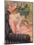 The Cup of Tea, Ca, 1880-81-Mary Cassatt-Mounted Giclee Print