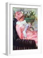 The Cup of Tea-Mary Cassatt-Framed Art Print