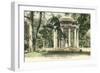 The Cupid Temple at Versailles-null-Framed Art Print