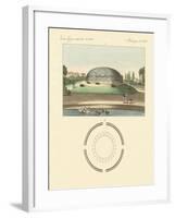 The Cupola-Shaped Building in the Zoological Garden of Surrey-null-Framed Giclee Print