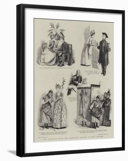 The Curate's Fate, the Romantic Sequel to Our Bazaar-Sydney Prior Hall-Framed Giclee Print