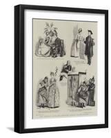 The Curate's Fate, the Romantic Sequel to Our Bazaar-Sydney Prior Hall-Framed Giclee Print
