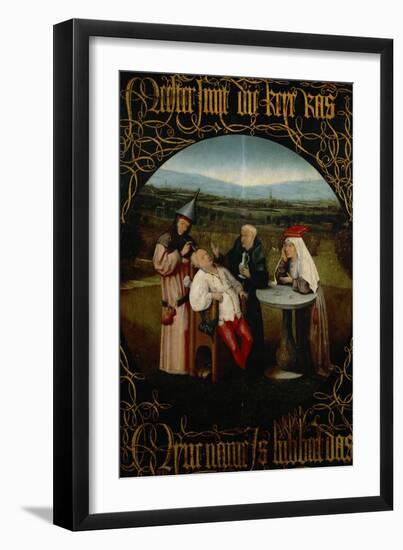 The Cure for Folly-Hieronymus Bosch-Framed Giclee Print