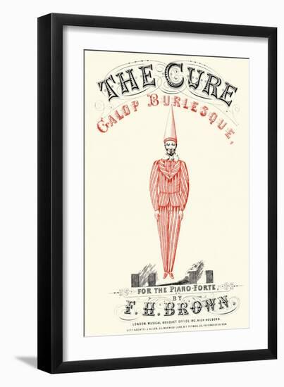 The Cure - Gallop Burlesque-null-Framed Art Print