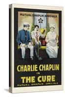 The Cure Movie Charlie Chaplin Edna Purviance Poster Print-null-Stretched Canvas