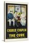 The Cure Movie Charlie Chaplin Edna Purviance Poster Print-null-Stretched Canvas
