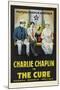 The Cure Movie Charlie Chaplin Edna Purviance Poster Print-null-Mounted Poster