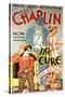 The Cure Movie Charlie Chaplin Poster Print-null-Stretched Canvas