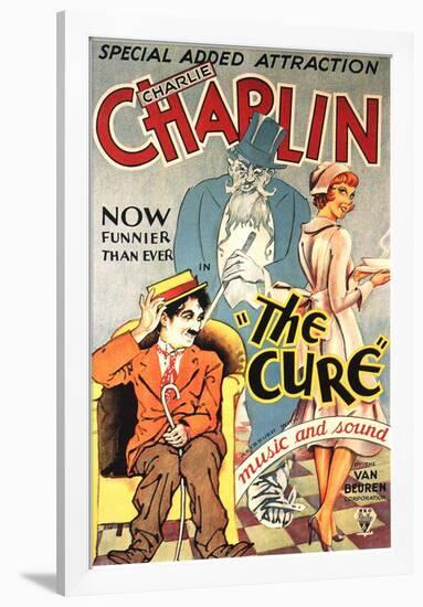 The Cure Movie Charlie Chaplin Poster Print-null-Framed Poster