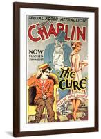 The Cure Movie Charlie Chaplin-null-Framed Art Print