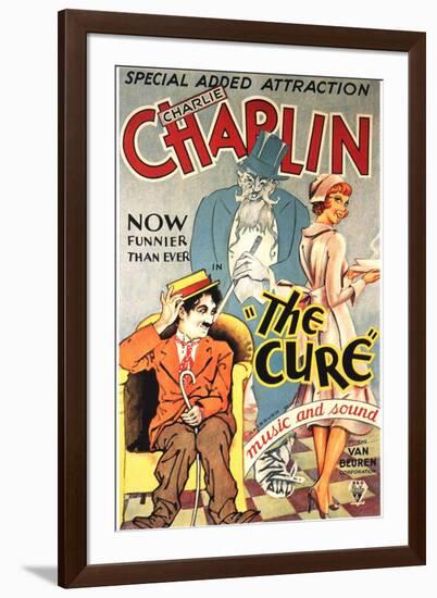 The Cure Movie Charlie Chaplin-null-Framed Art Print