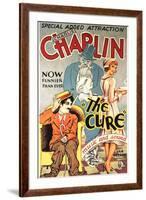 The Cure Movie Charlie Chaplin-null-Framed Art Print