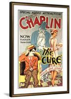 The Cure Movie Charlie Chaplin-null-Framed Art Print