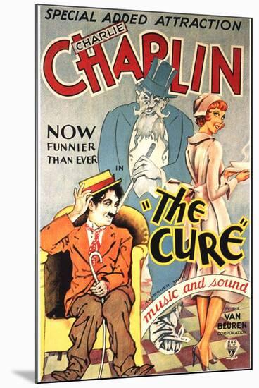 The Cure Movie Charlie Chaplin-null-Mounted Art Print