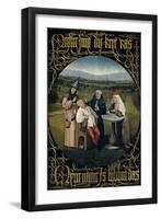 The Cure of Folly (Extraction of the Stone of Madnes), Between 1488 and 1516-Hieronymus Bosch-Framed Giclee Print