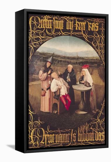 The Cure of Folly-Hieronymus Bosch-Framed Stretched Canvas