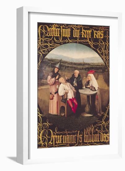 The Cure of Folly-Hieronymus Bosch-Framed Giclee Print