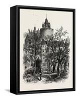 The Curfew Tower, Windsor, UK, 19th Century-null-Framed Stretched Canvas
