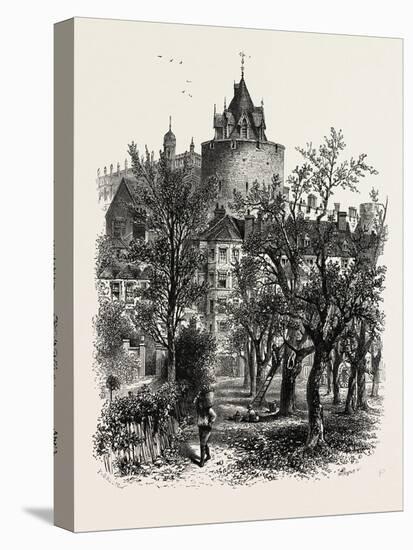 The Curfew Tower, Windsor, UK, 19th Century-null-Stretched Canvas