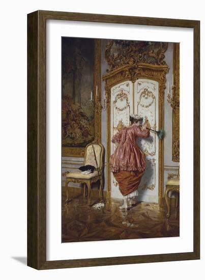 The Curious Maid-Giuseppe Brugo-Framed Giclee Print