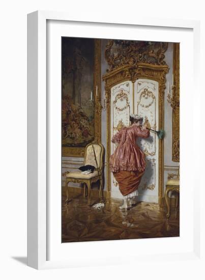 The Curious Maid-Giuseppe Brugo-Framed Giclee Print