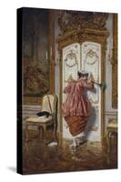 The Curious Maid-Giuseppe Brugo-Stretched Canvas